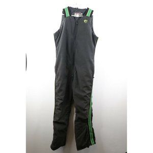 Vintage 80s Arctic Cat Mens Large Striped Insulated Snowmobile Bibs Overalls